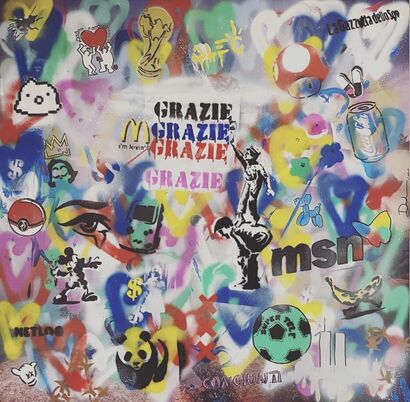 Grazie is a crime - A Paint Artwork by Dudi