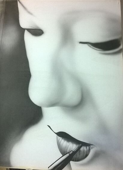 Gheisa face - A Paint Artwork by Marco Cervone Artista