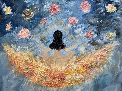 Moonborn - a Paint Artowrk by Venus Mirari