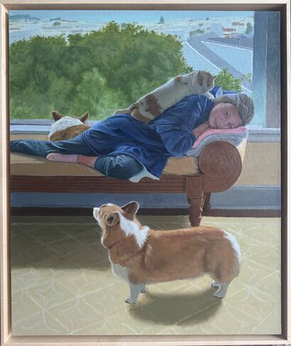 Whisperer - a Paint Artowrk by allen benello