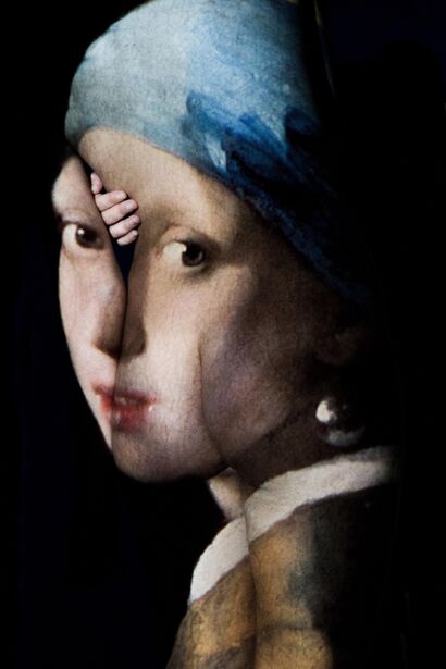 Girl with the pearl earring on a woman\'s body  - a Photographic Art Artowrk by Anastasia