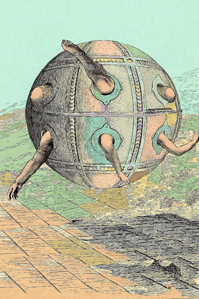 THE SPHERE - a Digital Graphics and Cartoon Artowrk by JOSE LUIS LARGO