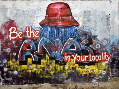 Be the ANAS in your locality - A Urban Art Artwork by Nicowayo