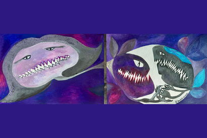 Agonizing Mother - a Paint Artowrk by E. Felipe De La Torre