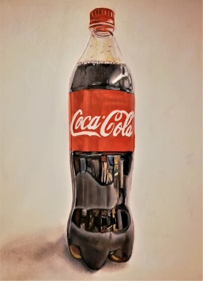 Coca-Nicola - a Paint Artowrk by Art in Garage