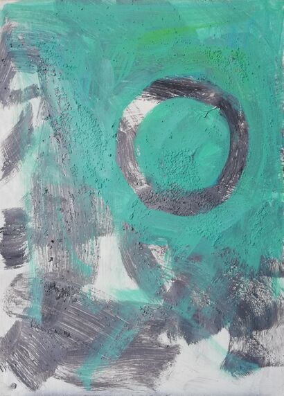 Circle №1 - A Paint Artwork by Mariia Kantorovich