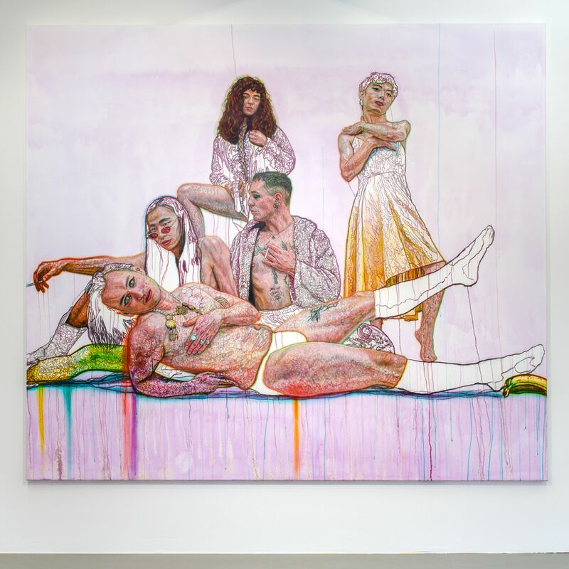 Naked Drag; The Big Five  - a Paint by Cecilia Ulfsdotter Klementsson 