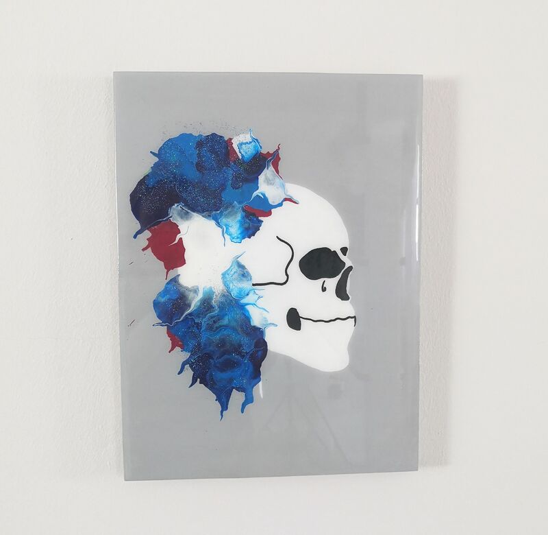 White Skull - a Paint by mrsfalckon