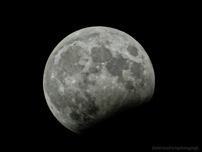 Eclissi Lunare 28 Ottobre 2023  - a Photographic Art Artowrk by Angelica Phoneix 