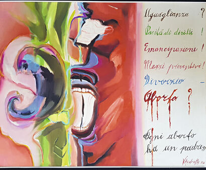 Problematica femminile - a Paint Artowrk by Vittoria Andretta