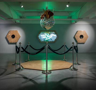 Halal on the Dance Floor - a Sculpture & Installation Artowrk by Mohammad  Alhemd