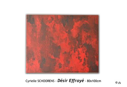 Désir effrayé  - A Paint Artwork by Cy.
