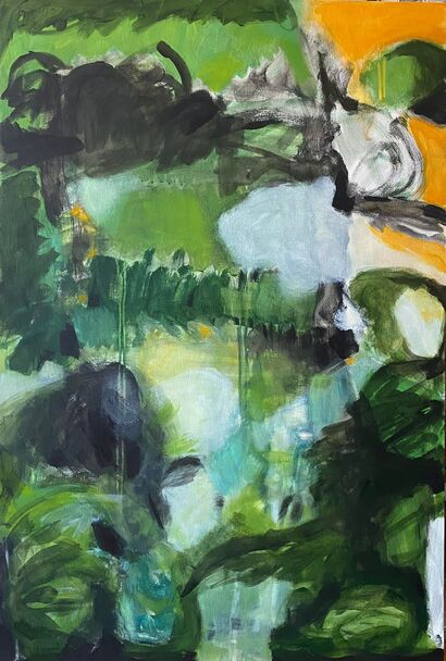 Indagine sul Verde III - a Paint Artowrk by Elisabetta Vattolo