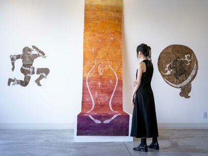 Sky, Earth and Underground  - a Paint Artowrk by Wei Lu