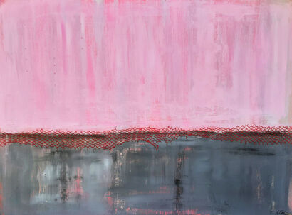 Pink Reflections - a Paint Artowrk by Christine Allan