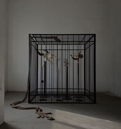 “Look at Each Other” - a Sculpture & Installation Artowrk by Alberto