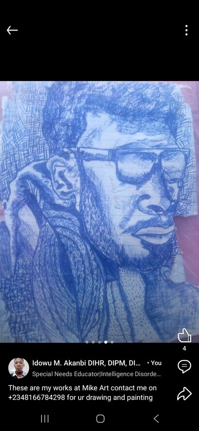 African pope artist - a Art Design Artowrk by Idowu Michael  Akanbi