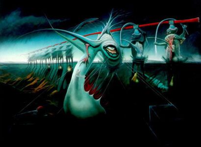 Displaced idiots - a Paint Artwork by milo von B.