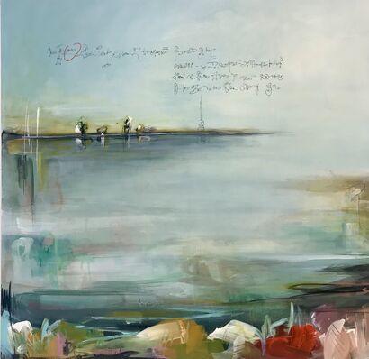 Il suono del lago - A Paint Artwork by Rosy Losito