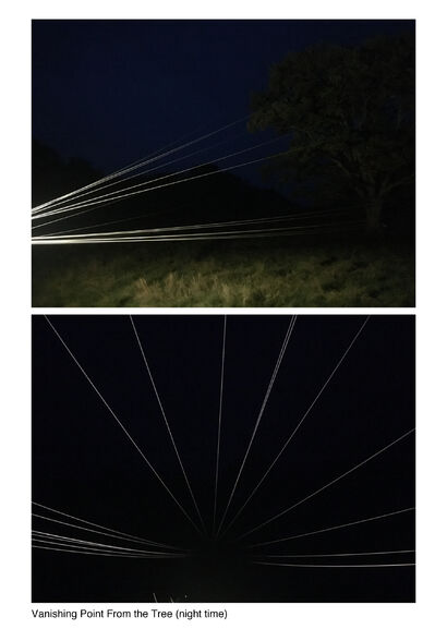 vanishing point from____. - A Land Art Artwork by Yu Kato