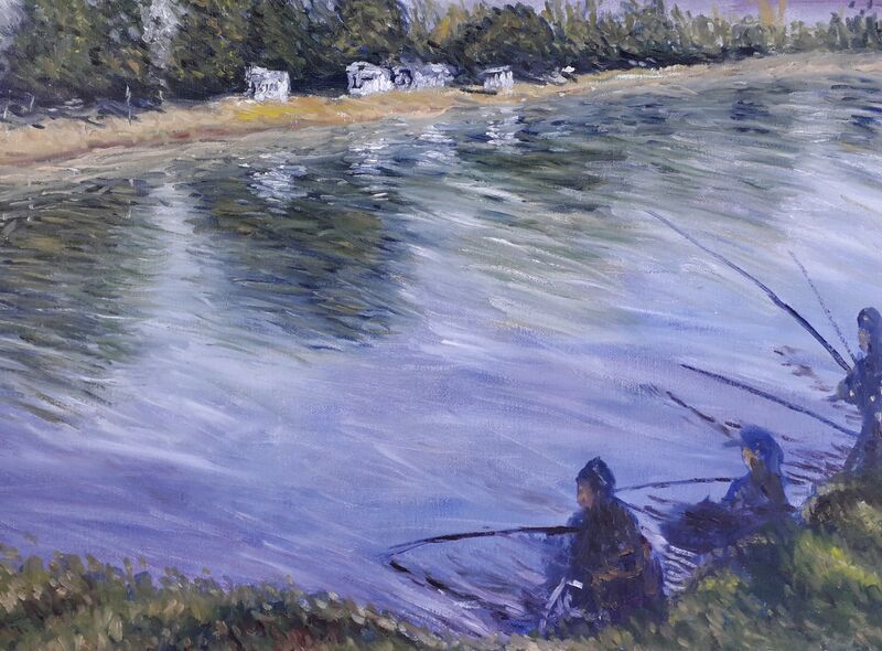 Fishermen - a Paint by Bogdan Bryl