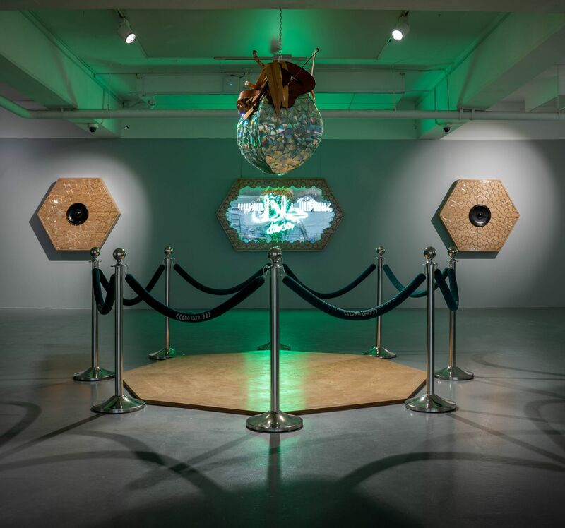 Halal on the Dance Floor - a Sculpture & Installation by Mohammad  Alhemd