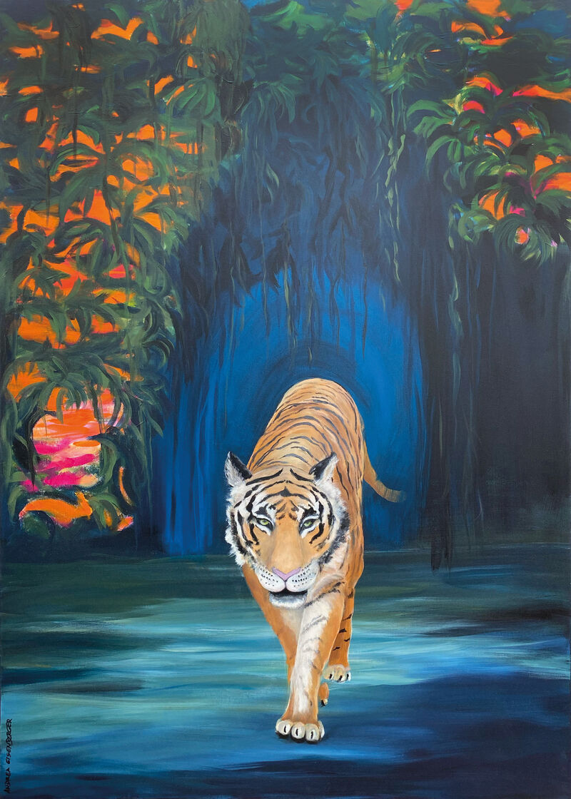 Out of the jungle - a Paint by Andrea Eisenberger