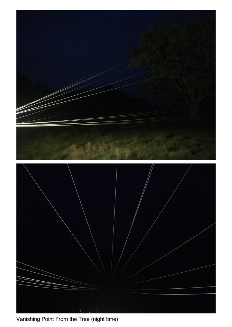 vanishing point from____. - a Land Art by Yu Kato