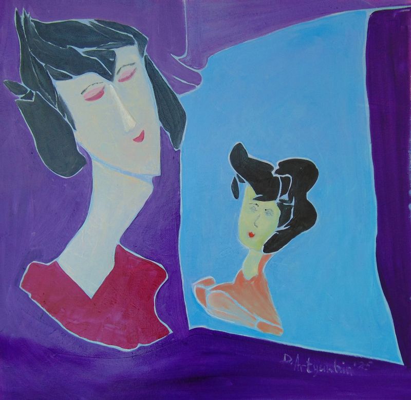 We forget what we were like as children - a Paintings by Dmitry Artyukhin