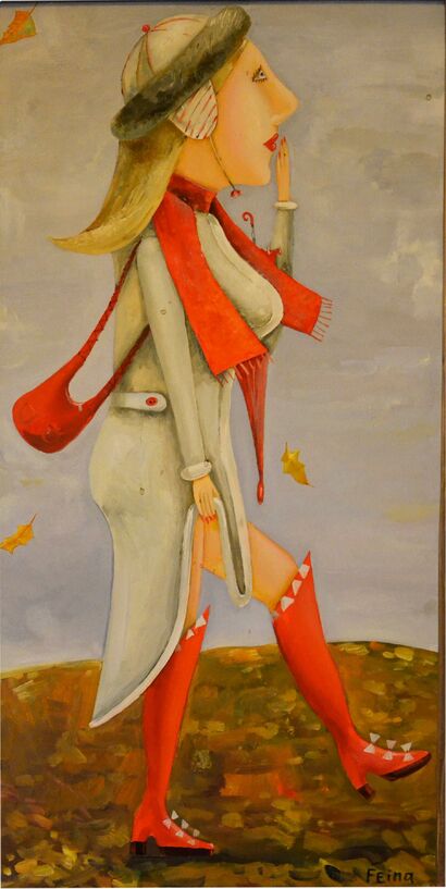  not red riding hood - a Paint Artowrk by Feina Tatiyana