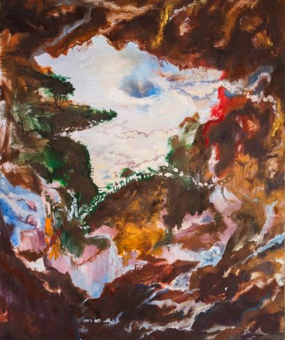 Dans l'oeil du quatrain - a Paintings Artwork by Cyril DESTRADE