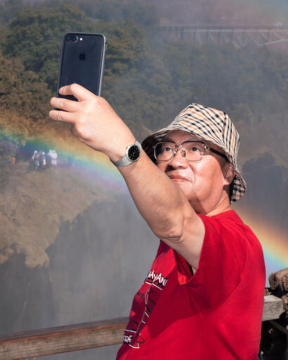 Rainbow Selfie  - A Photographic Art Artwork by Brendon Kahn