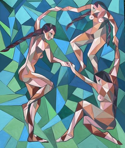 Ballo della vita - a Paintings Artwork by Anya Feldman