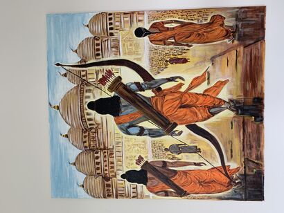 The return of Lord Ram  - a Paint Artowrk by Sankalp Sharma Sharma