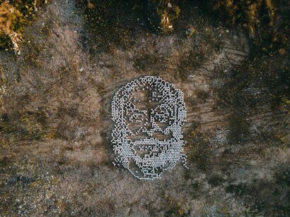 Map scale's Lullaby - a Land Art Artwork by Pijanista