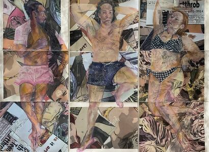 Refracted Worlds - a Paint Artowrk by H. Ackad