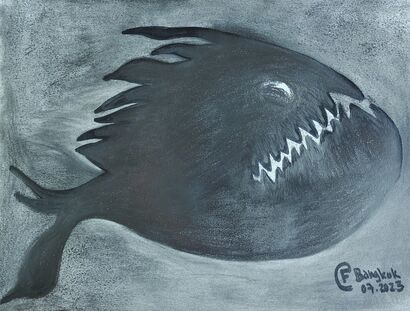 Steel Gullet - a Paint Artowrk by E. Felipe De La Torre