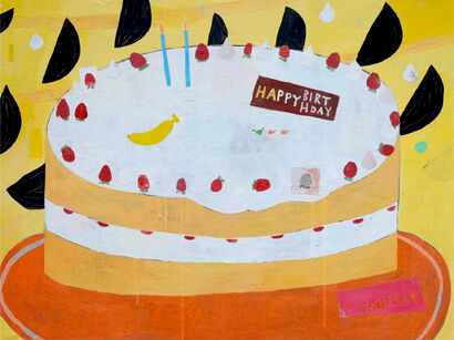short cake 05 - A Paint Artwork by kotatsu iwata