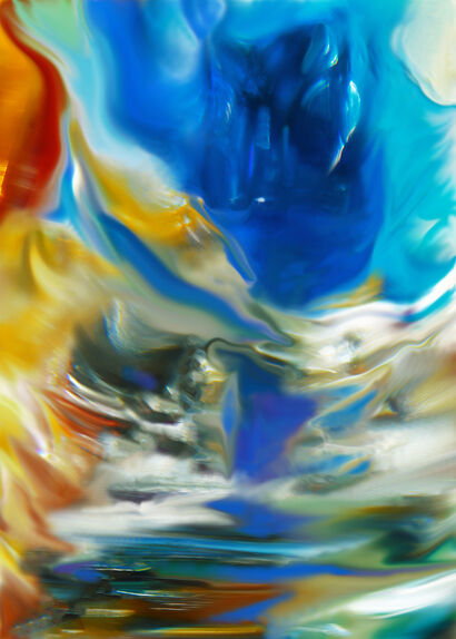 Blue Pegasus - a Photographic Art Artowrk by Marga Baigorria