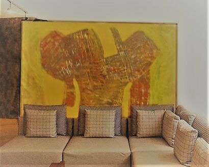 Elephants - A Paint Artwork by Antoinette Tontcheva