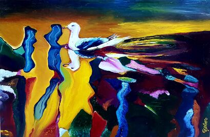 Riflessi colori e magie lagunari - a Paint Artowrk by Gabriella Siviero