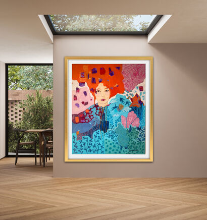 Renacimiento. Serie ancestras  - a Paint Artowrk by Elizabeth Erdos