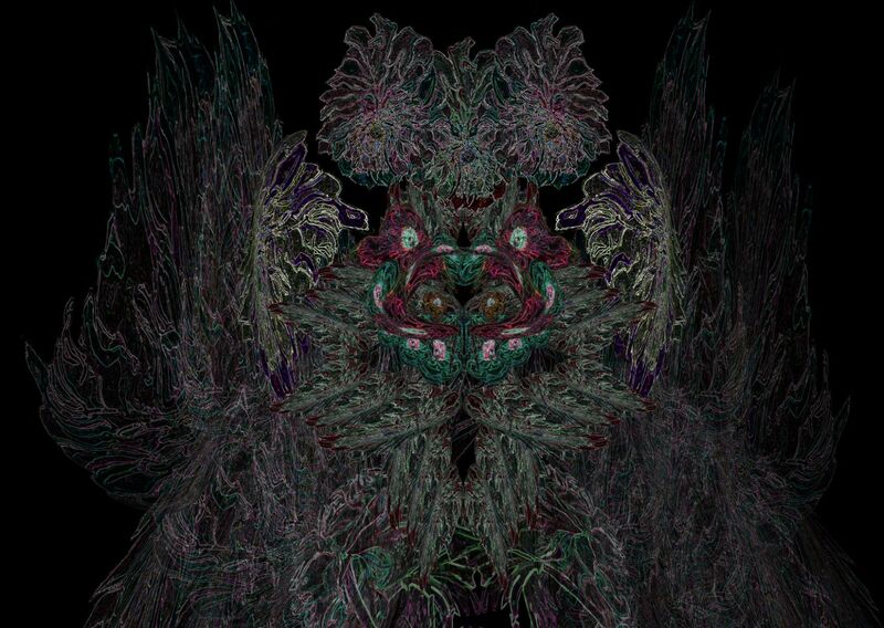 Entering The Light - a Digital Graphics and Cartoon by Saffron Knight