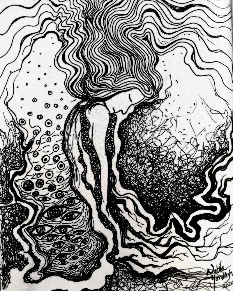The unwritten history - a Paintings by Nabila Horakhsh Horakhsh