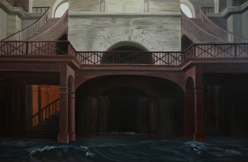 Interior II - a Paint by Maria Bordeanu