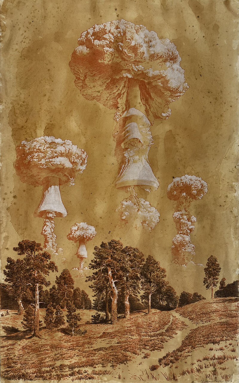 Mushroom season - a Paint by Alexander Nekrashevich