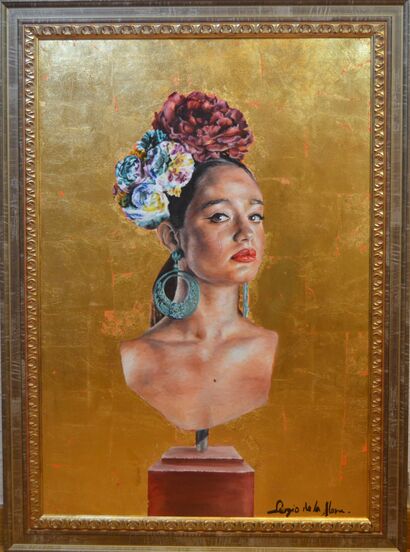 Daughter of the sun III - A Paint Artwork by Sergio de la Flora
