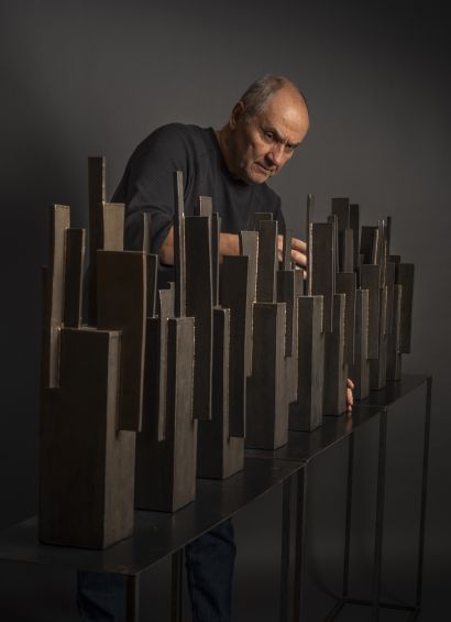 City - a Sculpture & Installation Artwork by Michel Dufresne