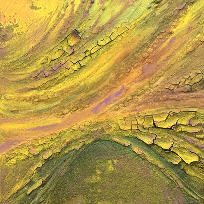 aurora boreale - a Paint Artowrk by marta boccone