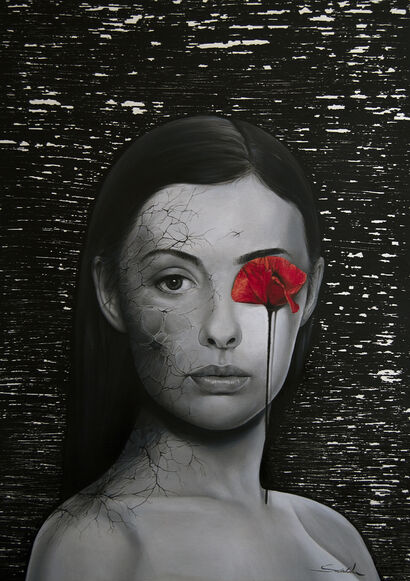 RAGIONE E FOLLIA - A Paint Artwork by Lisa Sabbadini